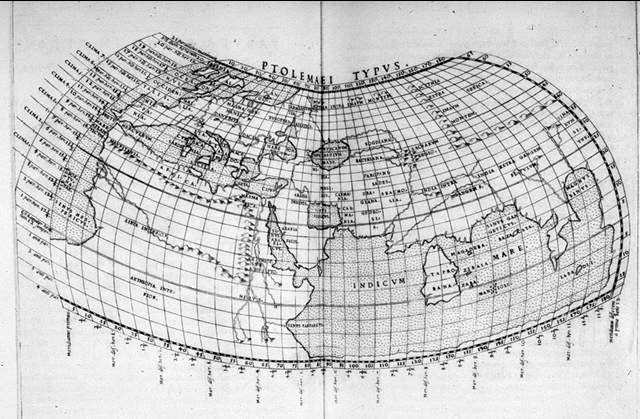 Weltkarte des Ptolem�us
