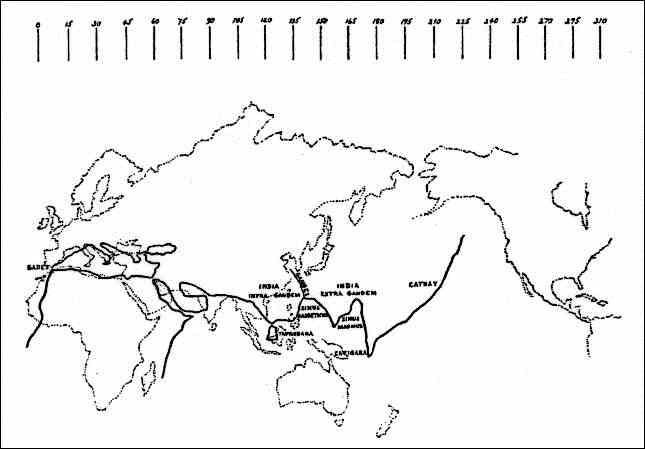 Weltkarte des Ptolem�us